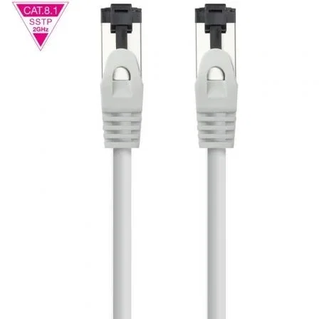 Nanocable Cable de Red RJ45 SSTP Cat.8.1 2m Gris